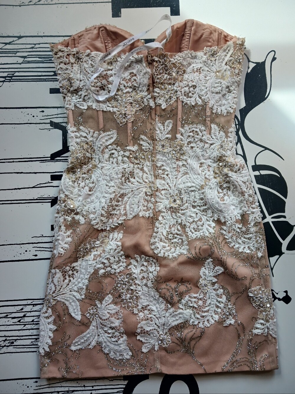 Jovani Mini Dress Size 2 - Picture 5 of 7